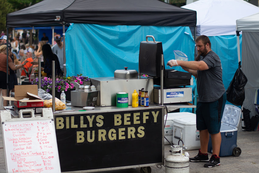 Billy's Beefy Burgers were a big boon in Belmar during Street Food Social.